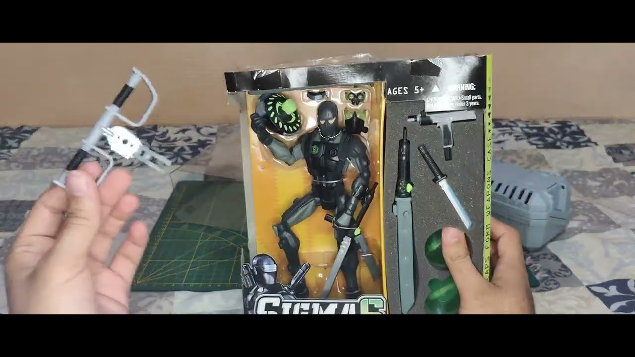 GI Joe Sigma Six Snake Eyes Unboxing and Review - YouTube