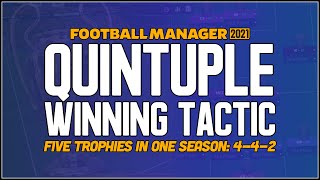Famous FIVE Trophies In ONE Season - BEST 4-4-2 Tactic & Download - Football Manager 2021 / FM21 Net Worth