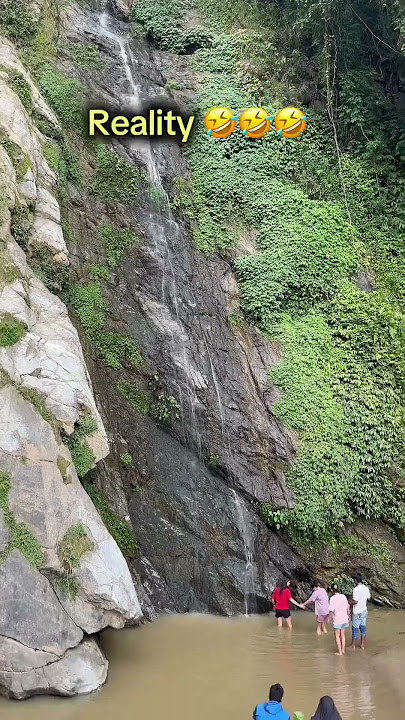Expectations vs reality 😂🤣😂| Lauke waterfall Nepal | Nuwakot #viralshorts #kathmandu #visitnepal