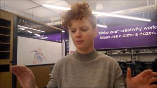 Gabriella on NYU Makerspace