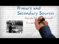 Primary vs secondary sources