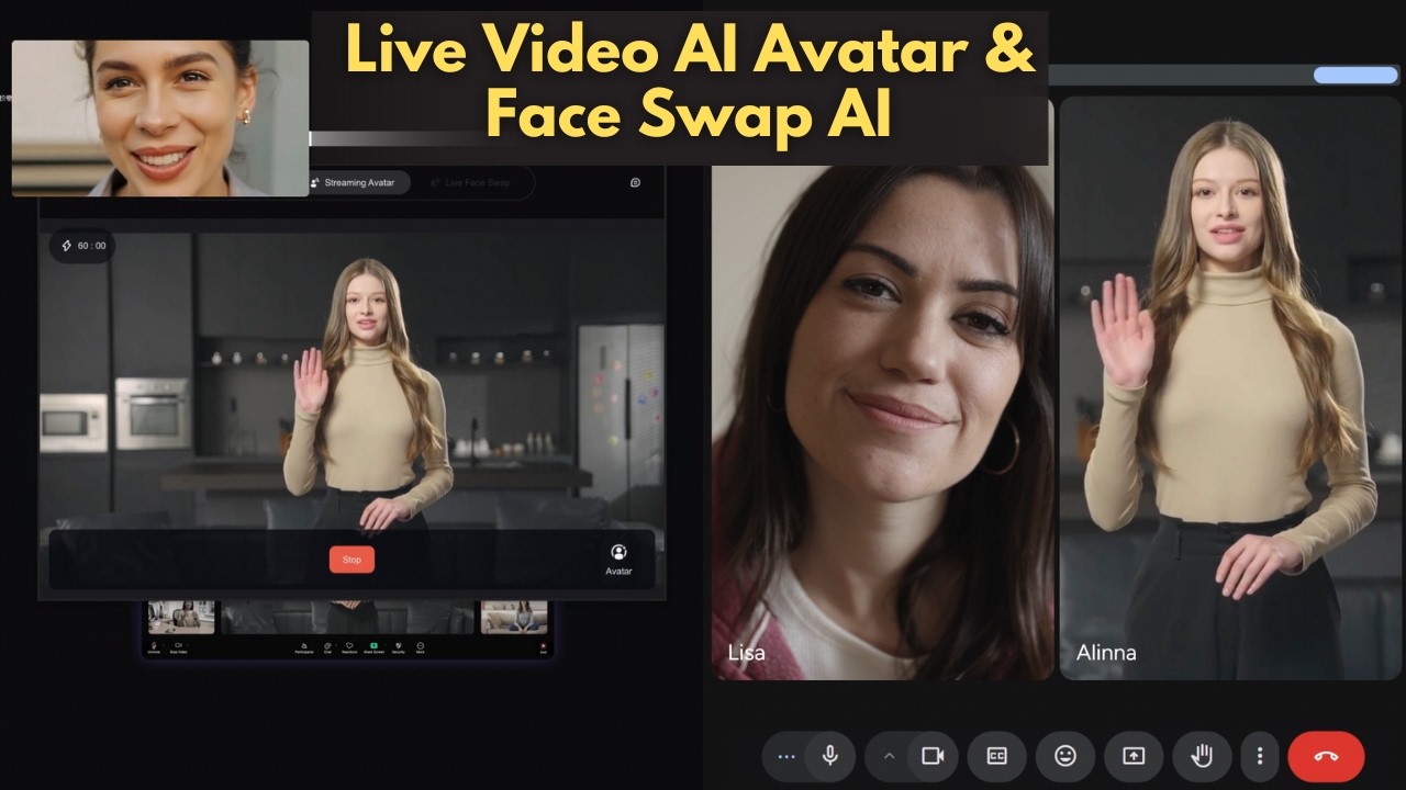AI Avatars Are Now Hosting Live Calls | Live Camera Face Swap | AI Video Generator | Image To Video