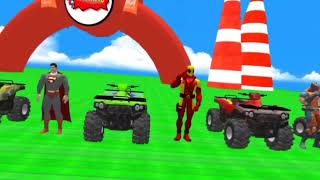 ATV quads bike stunt racing 3D. #spaderman commander racing simulator Indonesia Gameplay screenshot 3