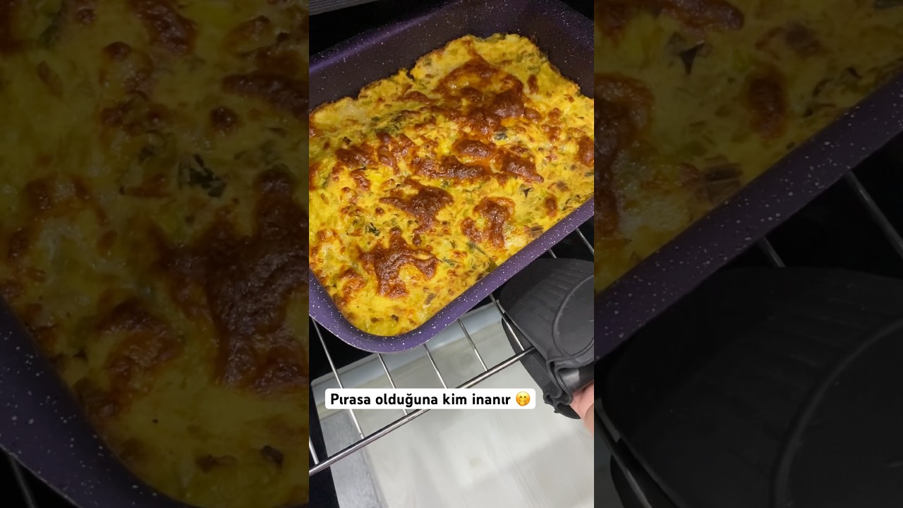 Mükemmel bir pırasalı börek tarifi 🤤 #shorts #viral #tiktok #yemektarifleri #fyp reklam yok!