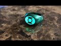 Green Lantern Anodized Willpower Ring Unboxing & Review