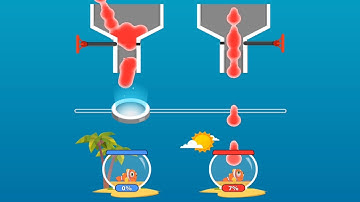 Water Puzzle Fish Rescue Pull Pin: Fun Game All Levels Answer Gameplay (iOS,Android) 215 - 218