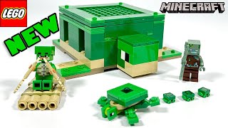 LEGO MINECRAFT 2024 The Turtle Beach House (21254) Speed Build