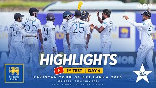 Day 4 Highlights | First Test at Galle | Sri Lanka vs Pakistan