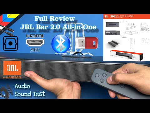 🔥 JBL Bar 2.0 All-in-One 🔥 Soundbar Bluetooth Speaker USB Playback - Full Review + Sound Test