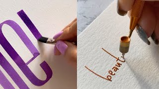 the best calligraphy and lettering unusual pen and marker