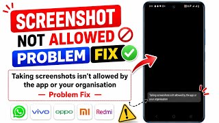 How to Fix "Taking Screenshot Not Allowed" Error in Apps and WhatsApp DP (2026 Update) screenshot 5