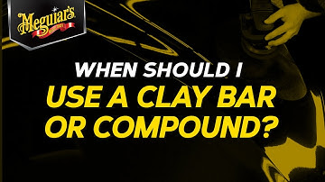 Clay Bar vs Compound - Meguiar