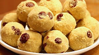 Suji-Besan Ladoo | बिल्कुल नए और आसान तरीके से बनाए हलवाई स्टाइल सुजी बेसन के दानेदार लड्डू || Ladoo