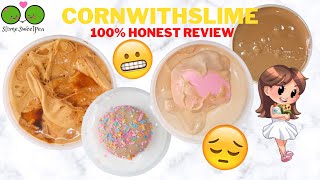 HONEST SLIME REVIEW FOR CORNWITHSLIME