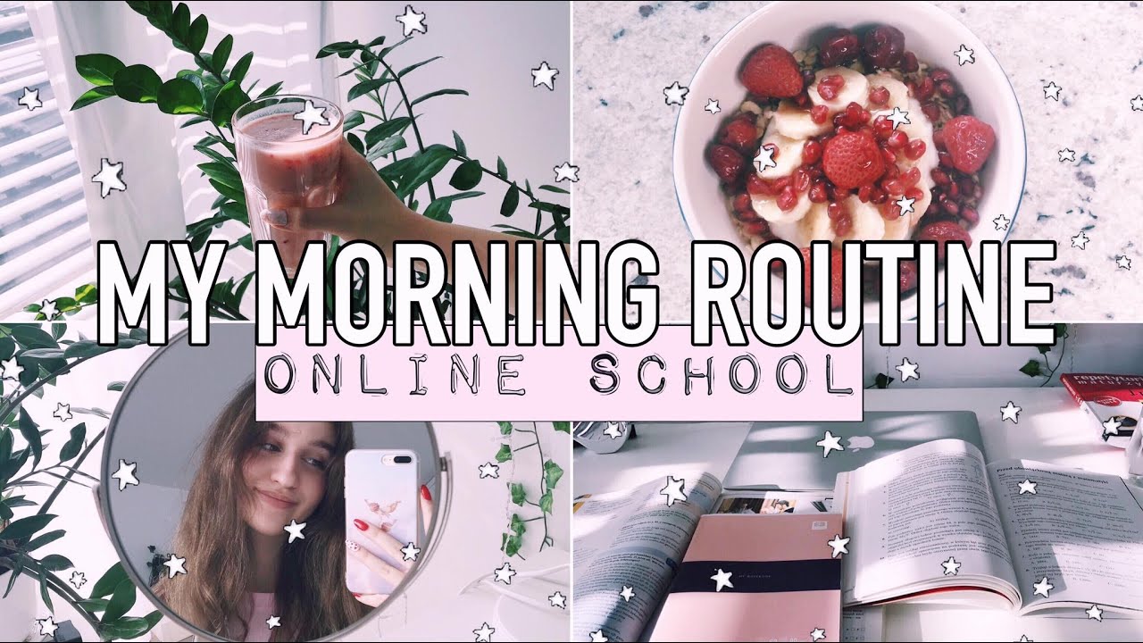 MOJA PORANNA RUTYNA PODCZAS ZDALNYCH *nauka do matury, jak zmniejszyć stres?*