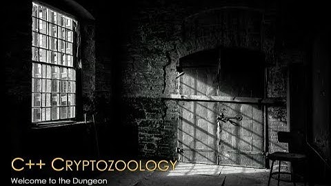 C++ Cryptozoology - A Compendium of Cryptic Characters - Adi Shavit