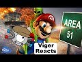 Viger Reacts to SMG4's "Mario Raids Area 51"