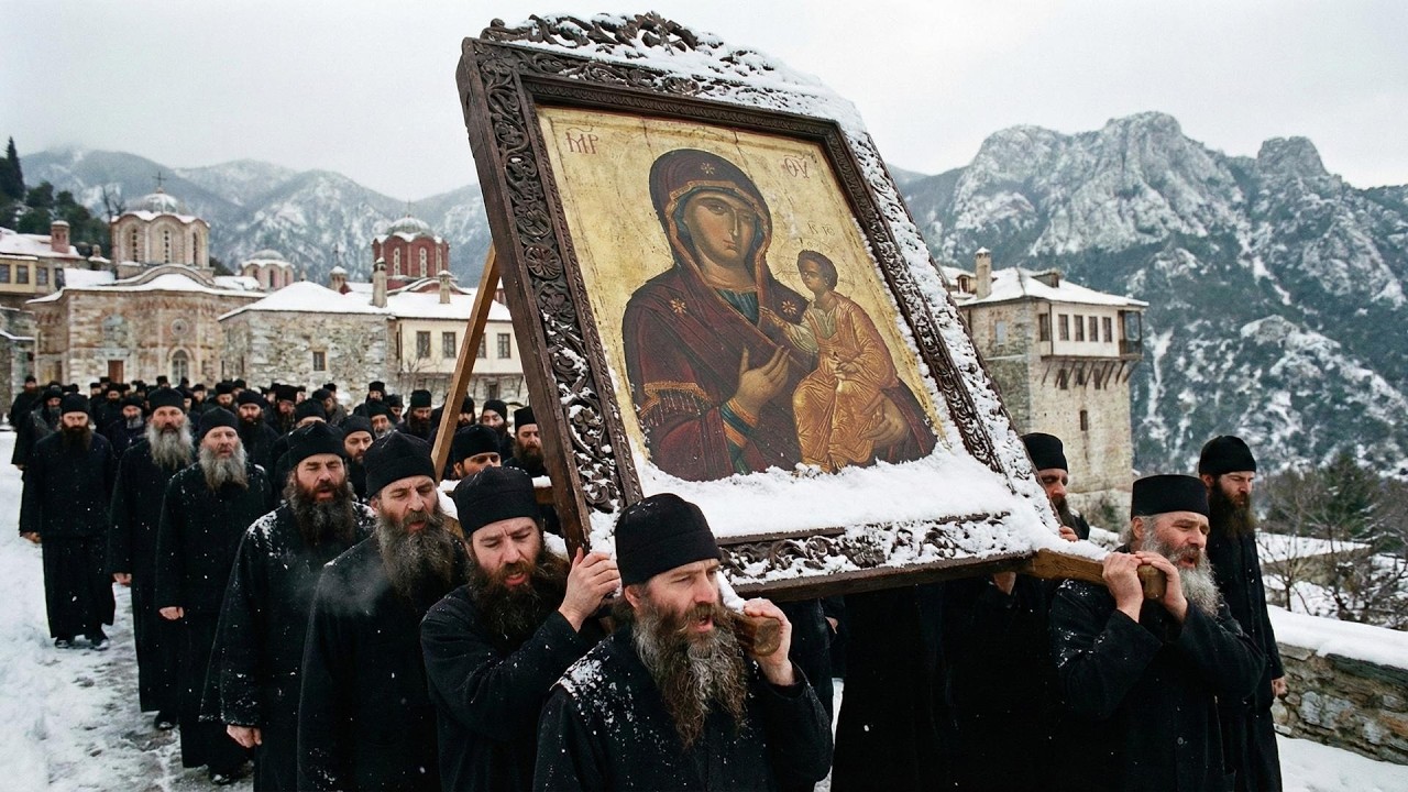 Самая Сильная Молитва Богородице о Здоровье. Песнопения Святой Горы Афон