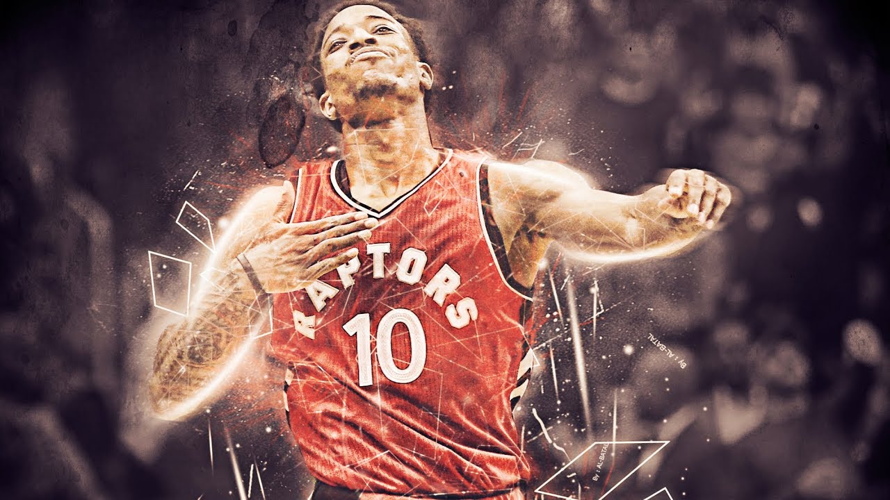 DEMAR DEROZAN SPORTS EDIT TUTORIAL (PHOTOSHOP DESIGN) - YouTube