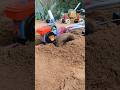 Mini Tractor 🚜 Stuck on Muddy Road! | #shorts #youtubeshorts