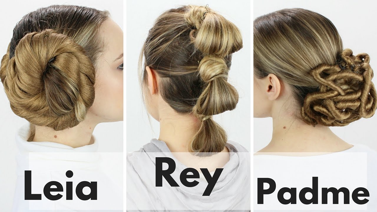 3 Iconic Star Wars Hairstyles Tutorial! - YouTube
