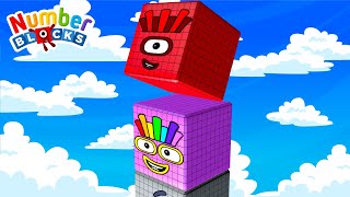 Numberblocks 1,000 to 100,000 Cube - Count to 100,000 Song - Learn to Count Big Numbers!