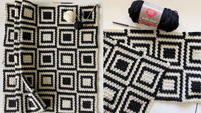 Crochet Bernat Blanket Big Playmat - Daisy Farm Crafts