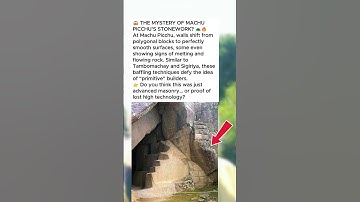 🤯😱Machu Picchu’s stone walls show signs of impossible ancient technology❤️🥹#shorts