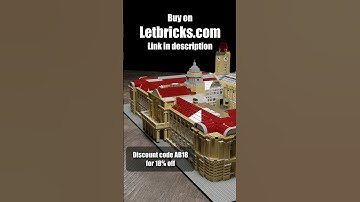Letbricks.com Birmingham City Council House Animated Speedbuild | Blender Geometry Nodes blues_lego