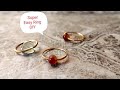 Easy Ring/Minimalist Style/Wire wrap ring tutorial/DIY accessories (2019)