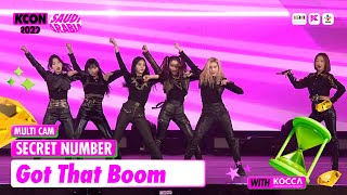 [Full Shot🎥] SECRET NUMBER (시크릿넘버) - Got That Boom | MULTI CAM | KCON 2022 SAUDI ARABIA