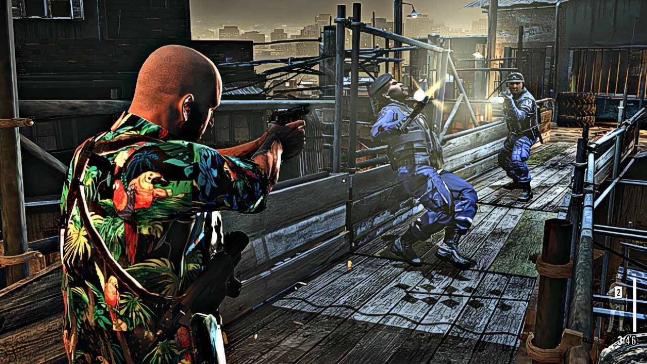 Ufe Guard Max vs. Favela UFE Squad - Brutal & Badass Action Kills - Max Payne 3 ...
