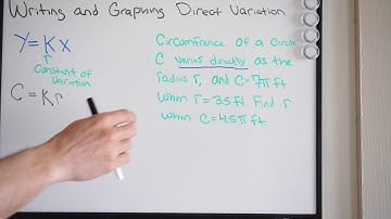 Writing and Graphing Direct Variation (2 of 3)