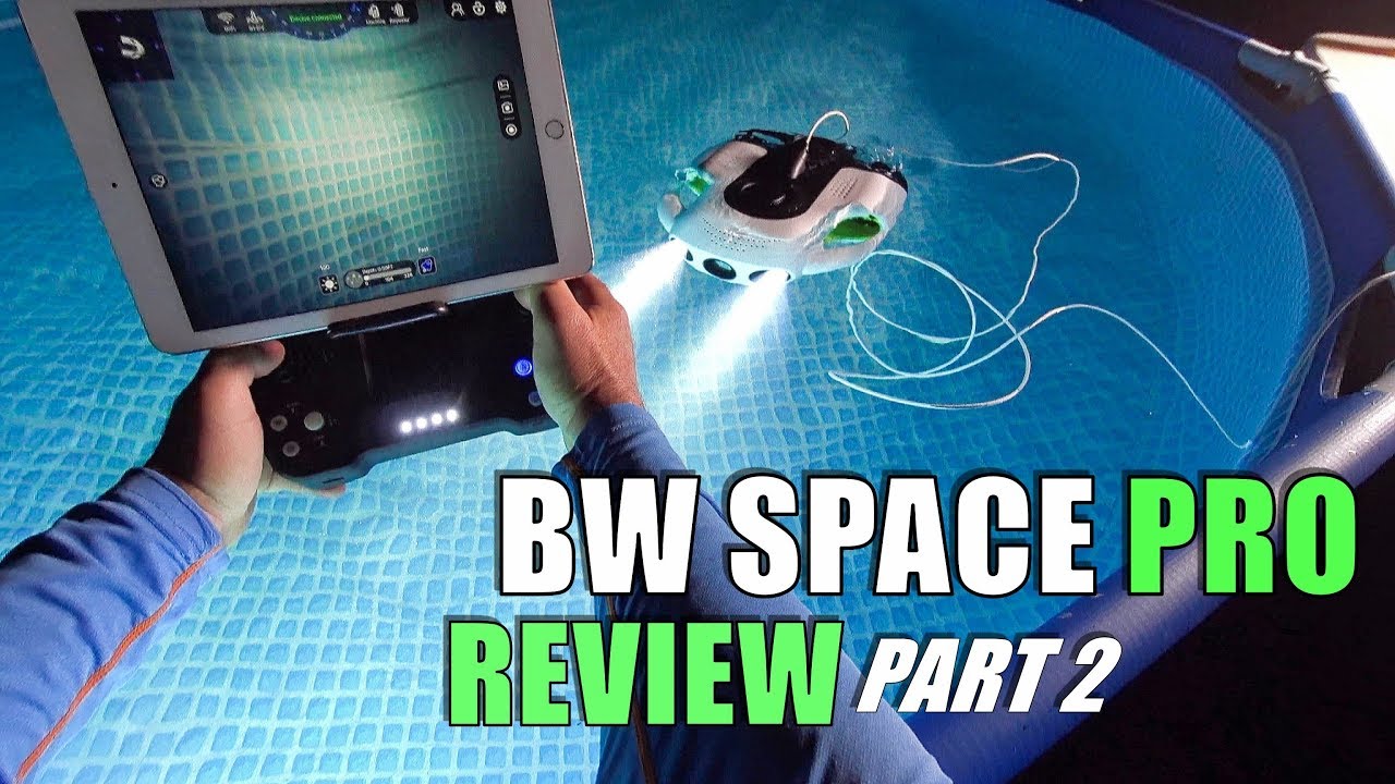 BW SPACE PRO Underwater ROV Review - Part 2 - Maiden Water Test (How it ...