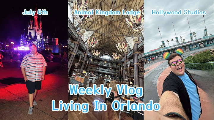 Weekly Vlog Living in Orlando | Hollywood Studios, Animal Kingdom Lodge & July 4th