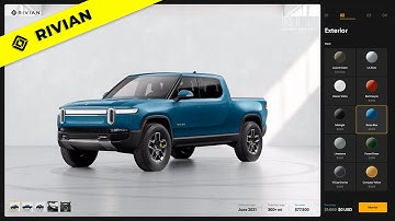 Rivian Launches R1T, R1S Design Studio - Configurator Walkthrough (Tesla Daily)