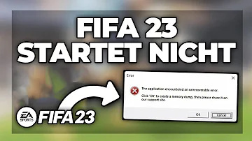 Was ist wenn man FIFA nicht starten kann?