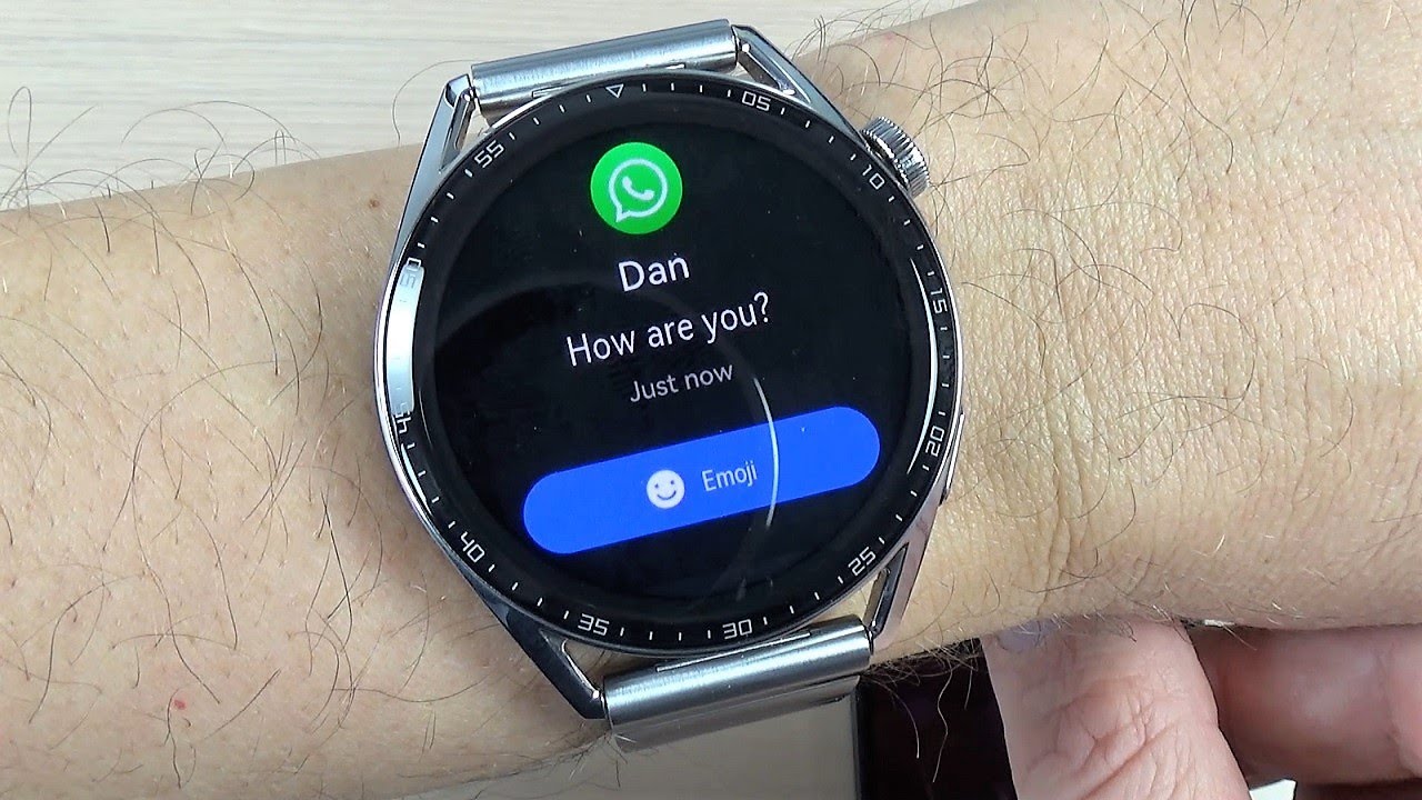 How To Enable Whatsapp Notifications On Huawei Watch Gt 3 You Can T Write Back Youtube