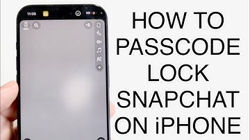 How To Passcode Lock Snapchat On ANY iPhone!