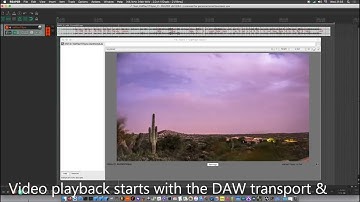 Reaper DAW: sync playback of YouTube hosted video using VidPlayYTSync VST plugin