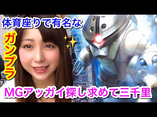 ガンプラ】MG 1/100『アッガイ ACGUY』で体育座りポーズしたい！模型屋