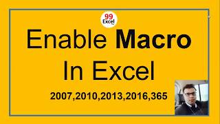 how to enable macros in excel (Hindi)