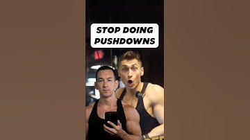 Stop doing triceps pushdowns!