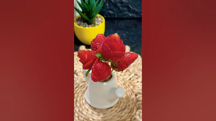 Strawberry Roses🍓Happy Valentine’s Day🌹❤️#shorts #viralvideo #strawberry #valentinesday #trending