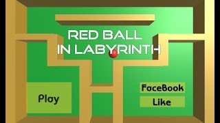 🔴Red Ball in Labyrinth 3D  - New Android Game!🔴 Boule Rouge en Labyrinthe 3D screenshot 2