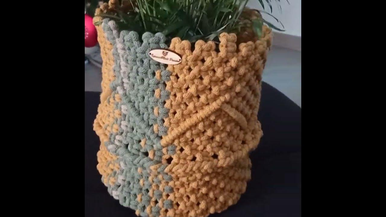 Macrame basket tutorial YouTube