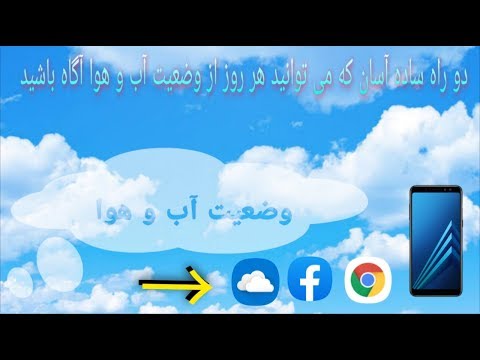 وضعیت آب هوای امروز چطوری است بارانی برفی آفتابی دو طریقه خیلی آسان چگونه از وضعیت آب هوا آگاه باشیم