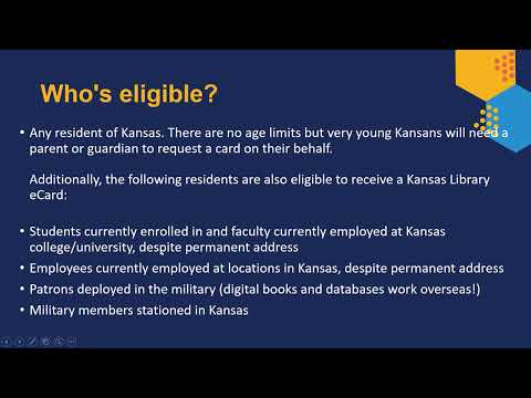 Kansas Library eCard Admin Tutorial