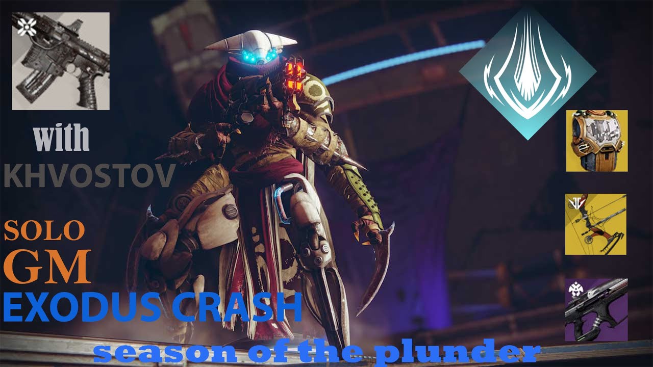 Solo gm exodus crash with Khavostov | season of plunder | Boss cheese