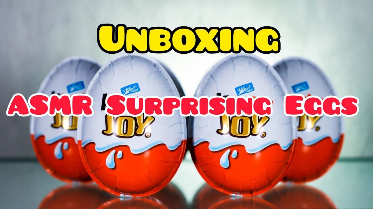 ASMR Surprising Eggs Unboxing | Unwrapping ASMR 